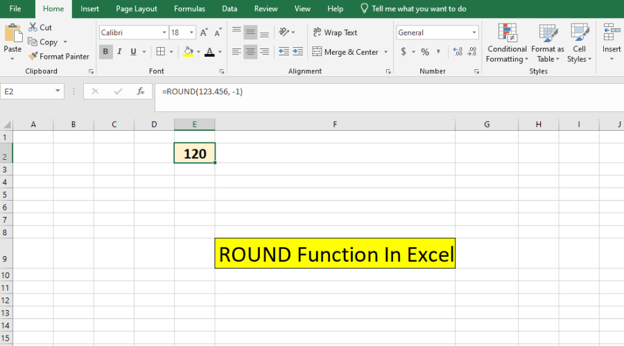 ROUND Function In Excel