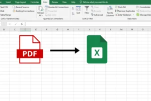 how to convert pdf to excel