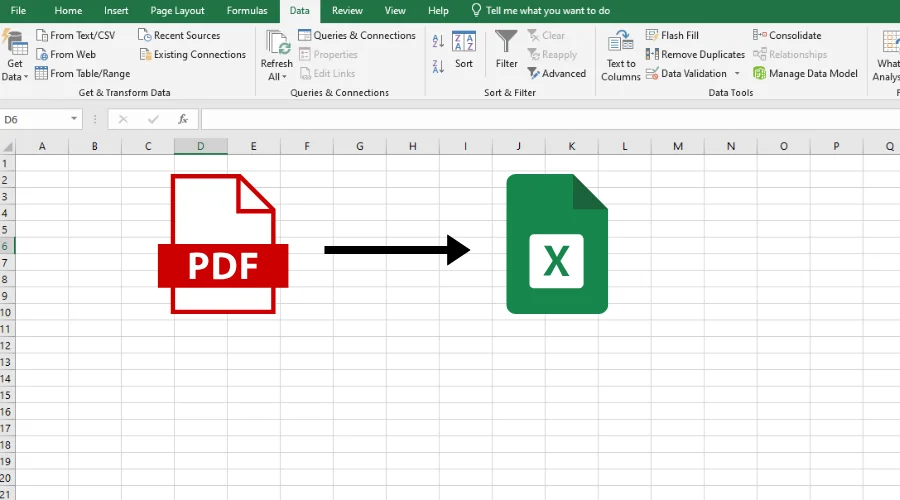 how to convert pdf to excel