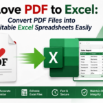 I Love PDF to Excel: Convert PDF Files into Editable Excel Spreadsheets Easily